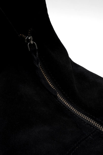 Free People Roma Suede Hobo Bag Black