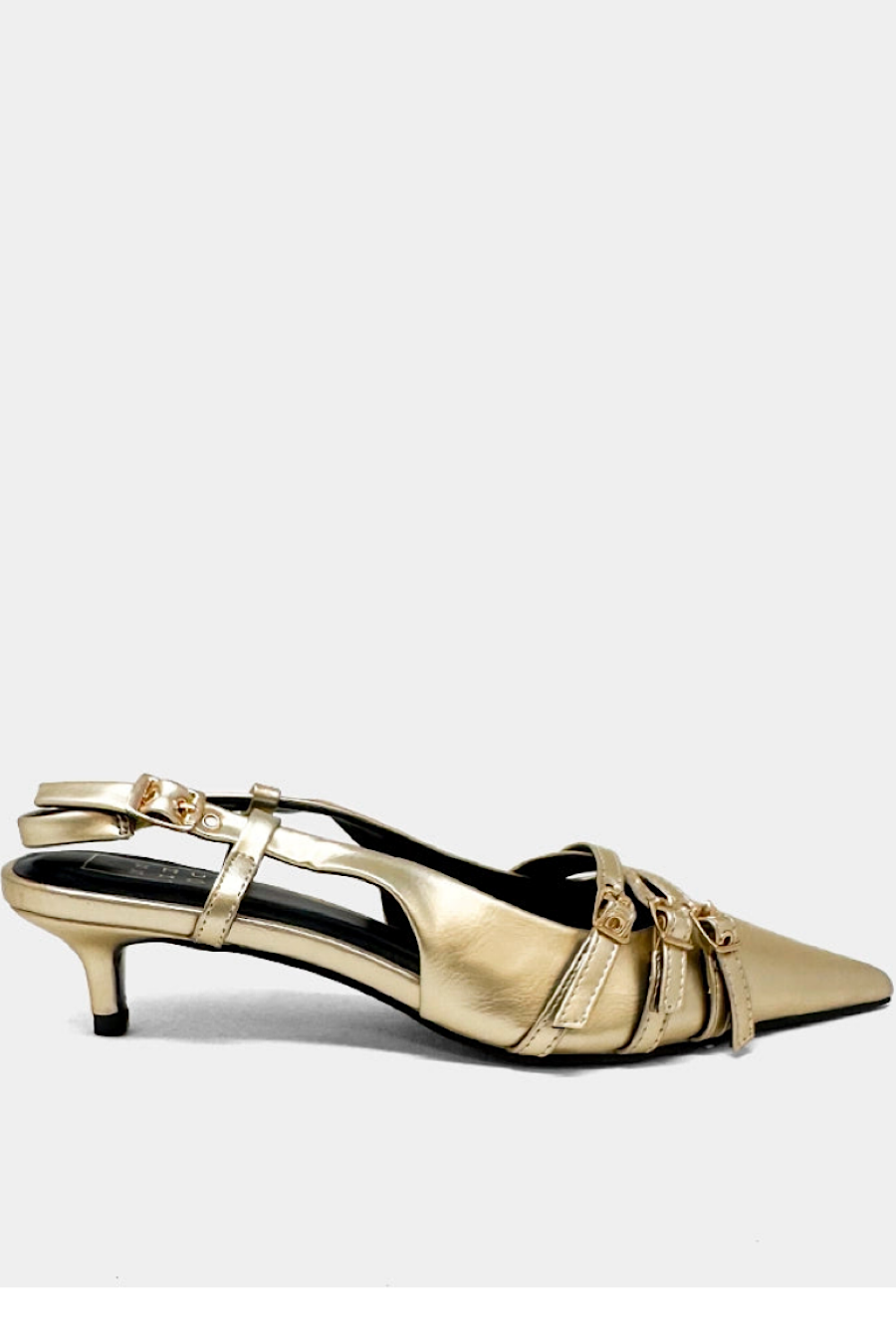 Shu Shop Nadja Kitten Heels Gold