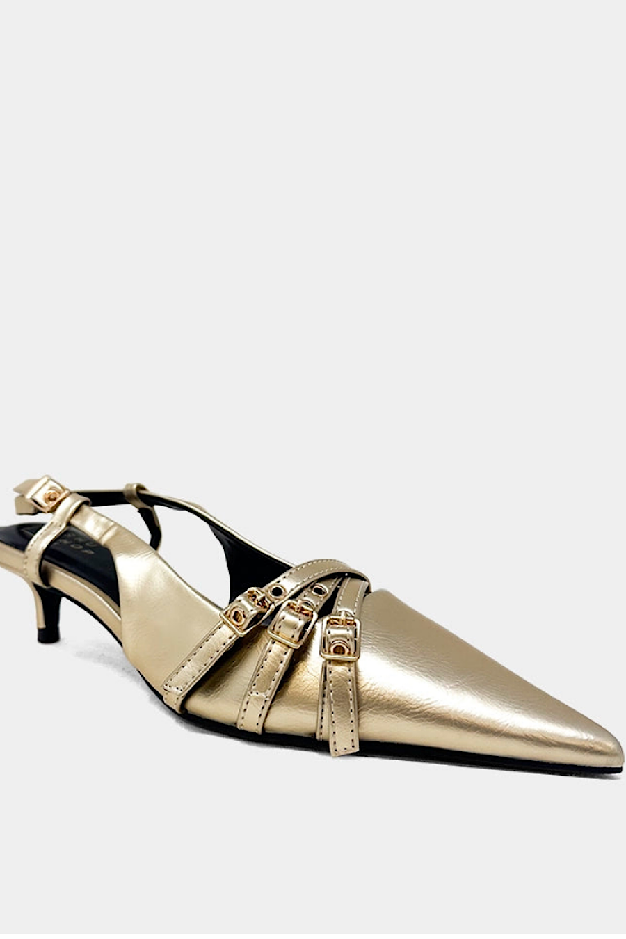 Shu Shop Nadja Kitten Heels Gold