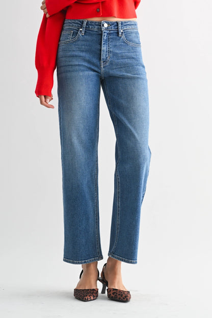 It’s a Moment Slim Wide Leg Jeans