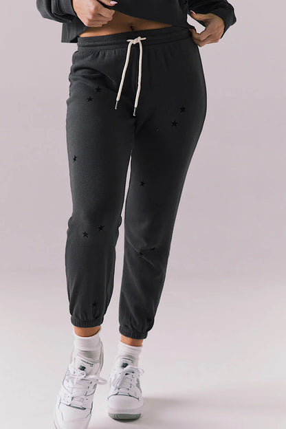 Chaser Brand Allover Mini Star Jogger Sweatpants