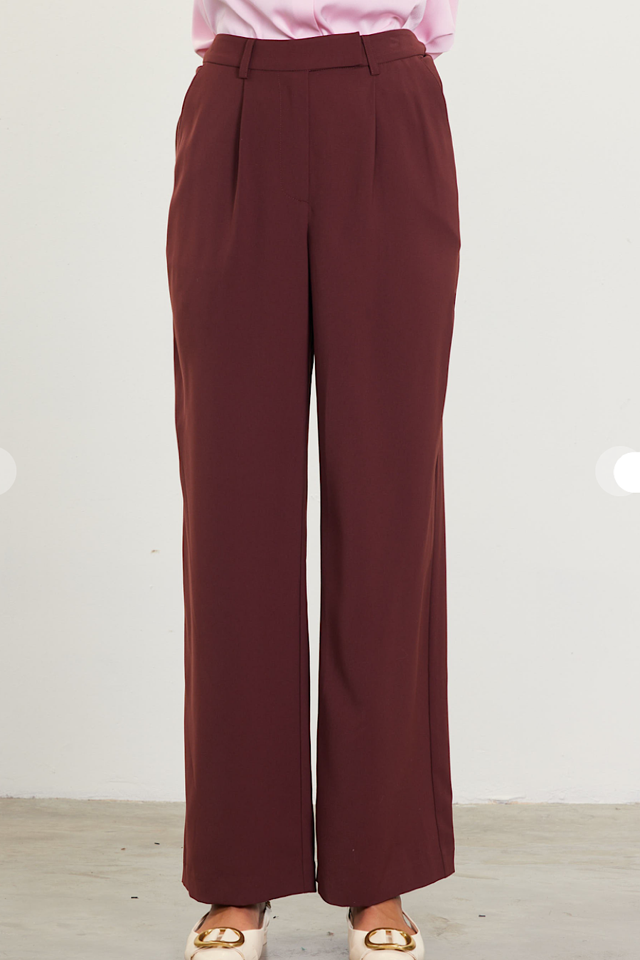 Reagan Suit Pants in Chocolate