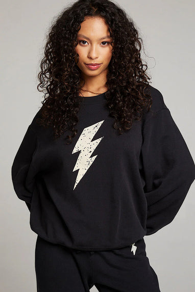 Chaser Distressed Bolt Sweatshirt