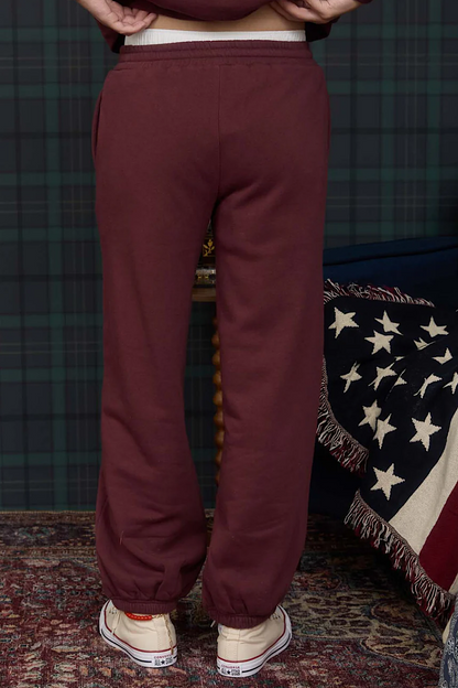 Sports Club Graphic Patch Jogger Sweatpants
