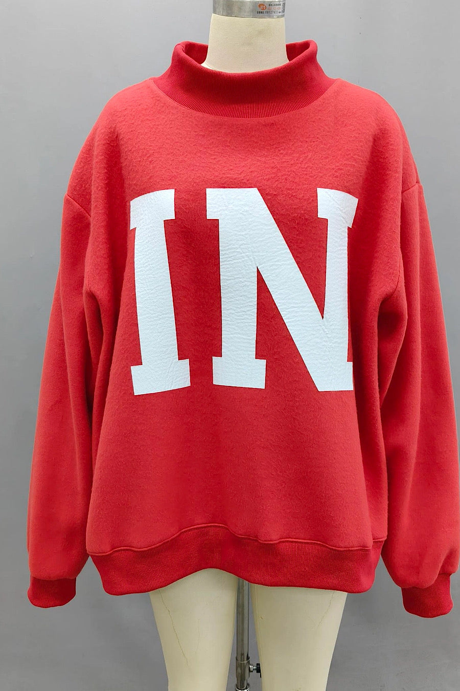Bucketlist 2 in 1 Indiana IN Sweatshirt Red