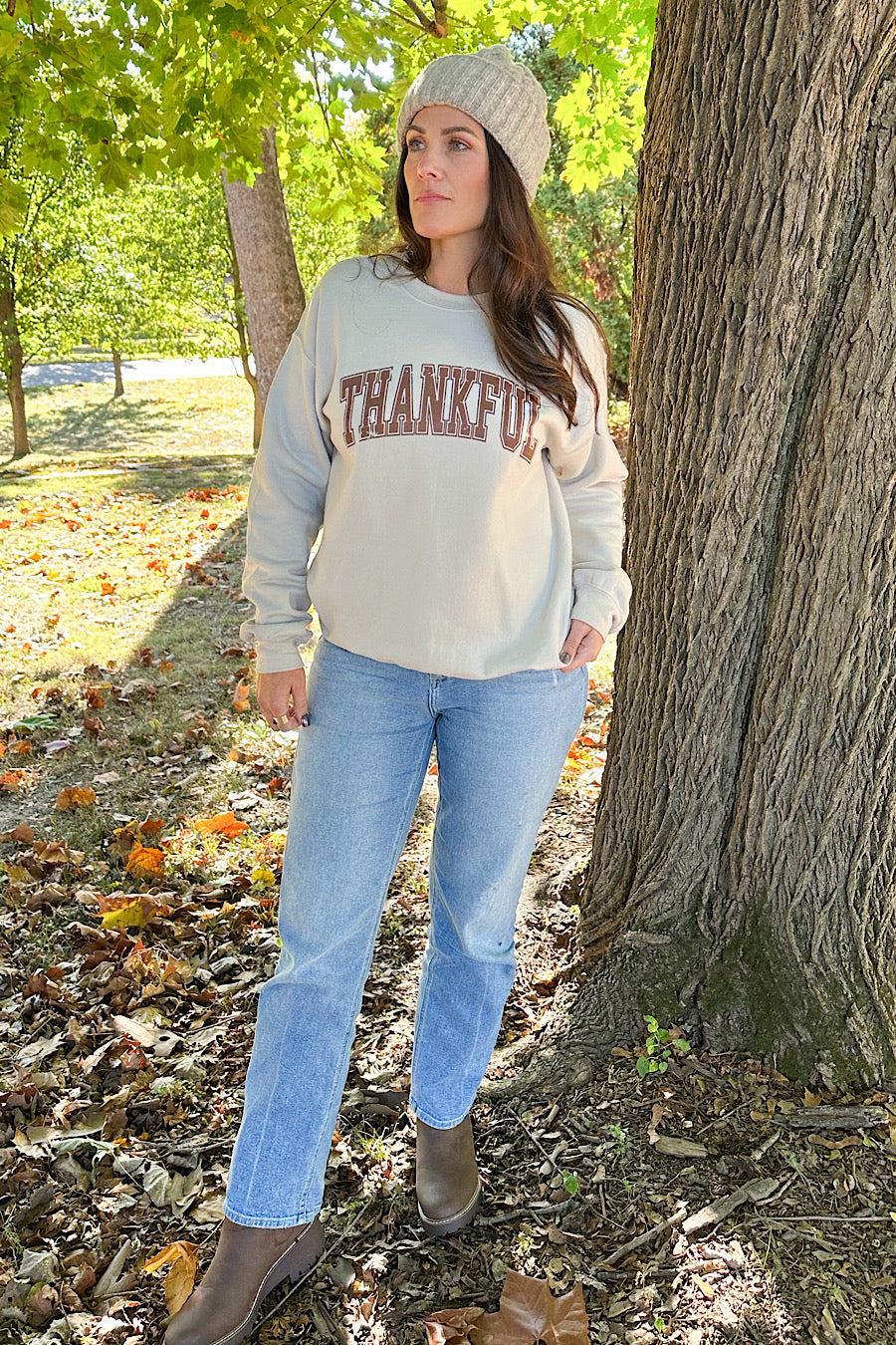 Thankful University Graphic Sweatshirt S-3X