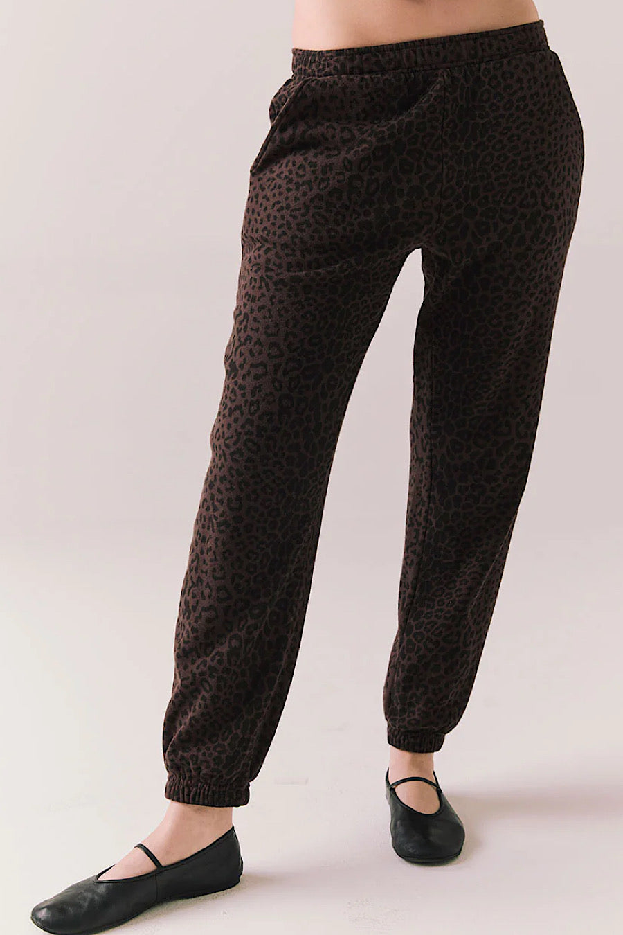 Chaser Brand Mission Valentine Leopard Joggers