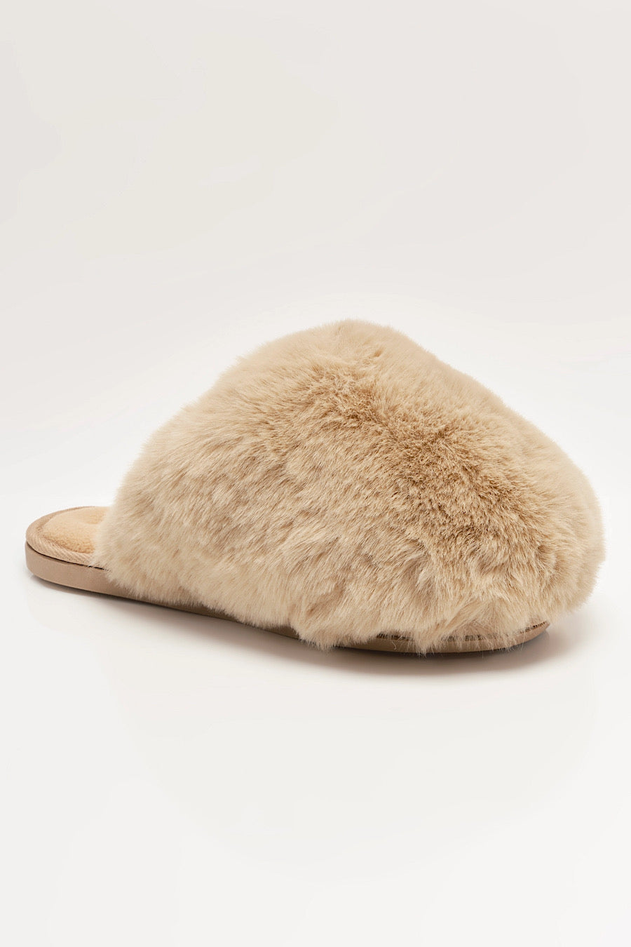 Free People Snowball Fur Slippers