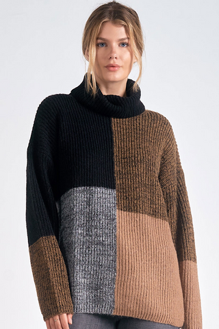 Expresso Yourself Colorblock Sweater