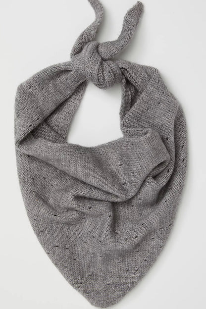 Free People Essential Triangle Scarf Grey