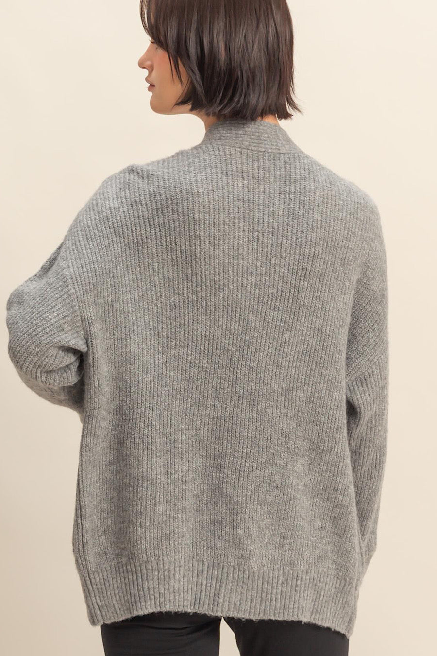 Charmed, I’m Sure Grey Sweater Cardigan