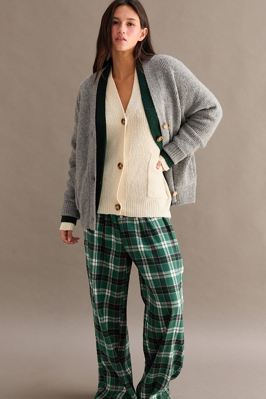 Charmed, I’m Sure Grey Sweater Cardigan