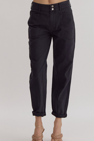 Gibson Utility Cotton Pants in Black