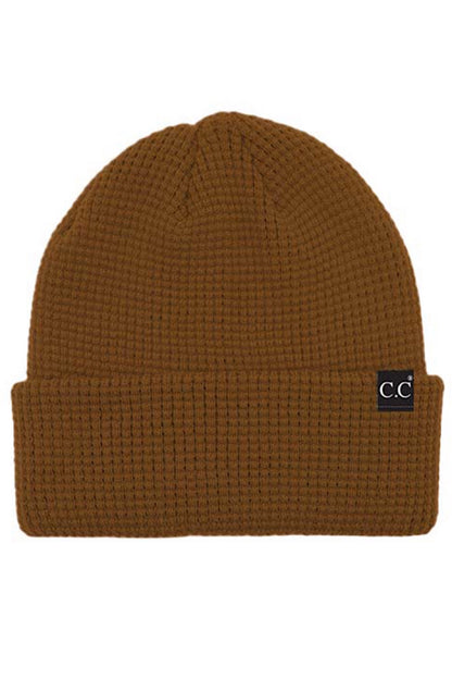 CC Slouchy Waffle Knit Beanie Hat in Several Colors!