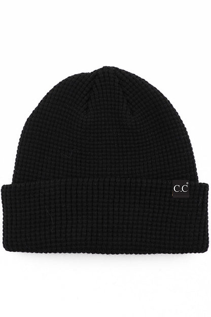 CC Slouchy Waffle Knit Beanie Hat in Several Colors!