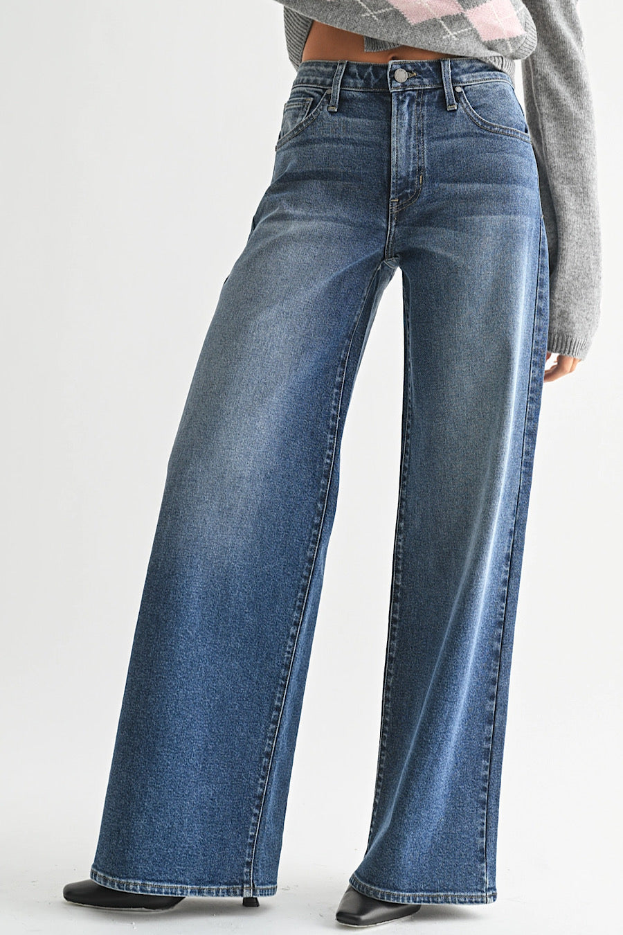 The Quincy Ultra Wide Leg Jeans