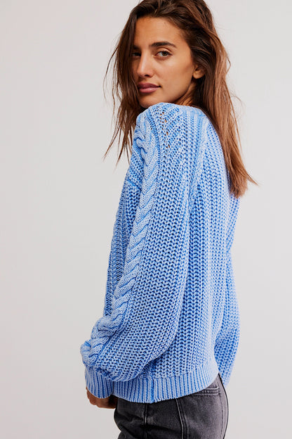 Free People Frankie Cable Sweater