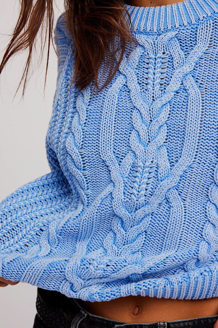 Free People Frankie Cable Sweater