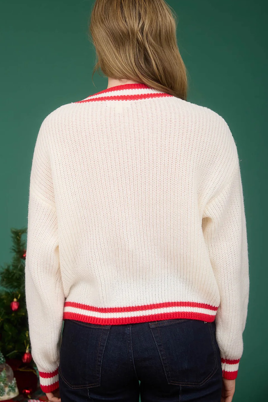 HO HO HO Christmas Knit Sweater