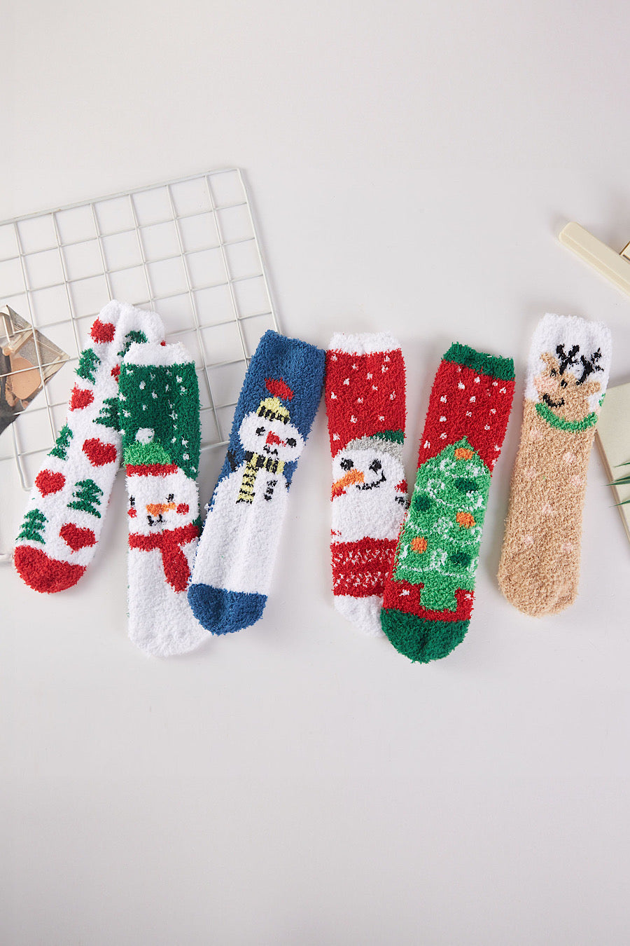 Fuzzy Christmas Socks!