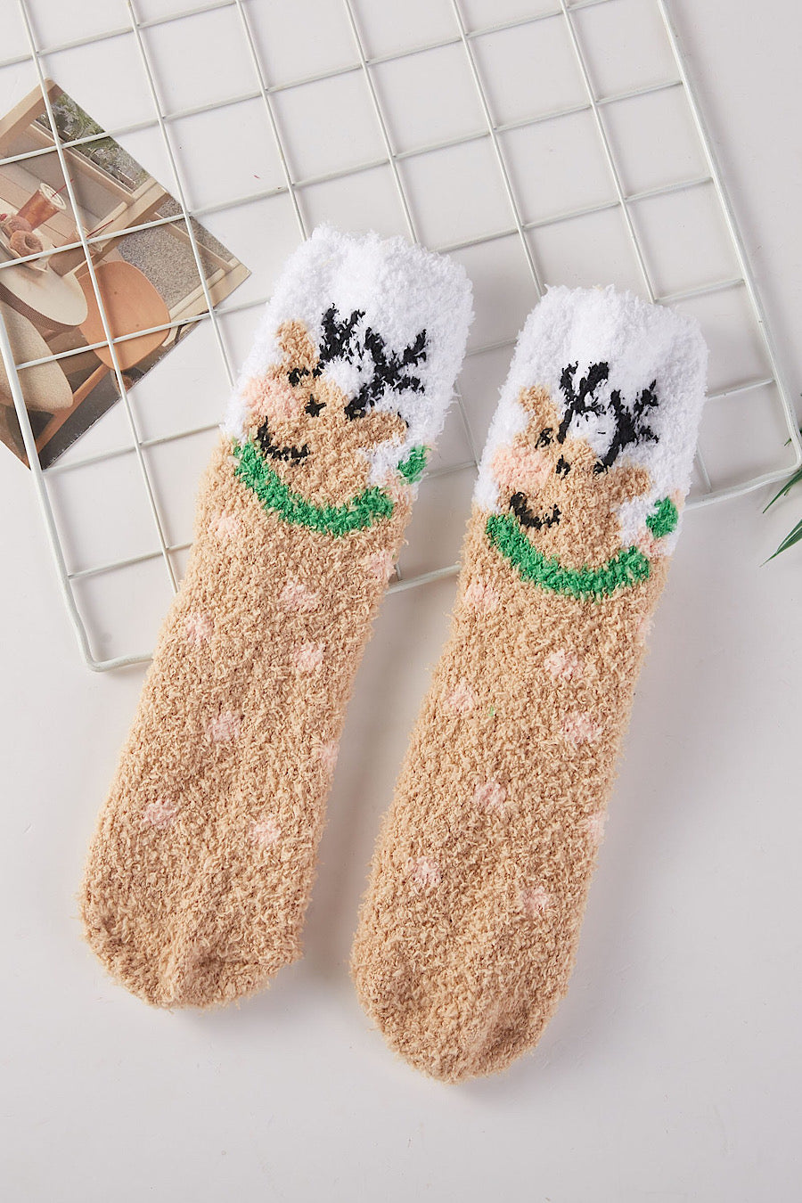 Fuzzy Christmas Socks!