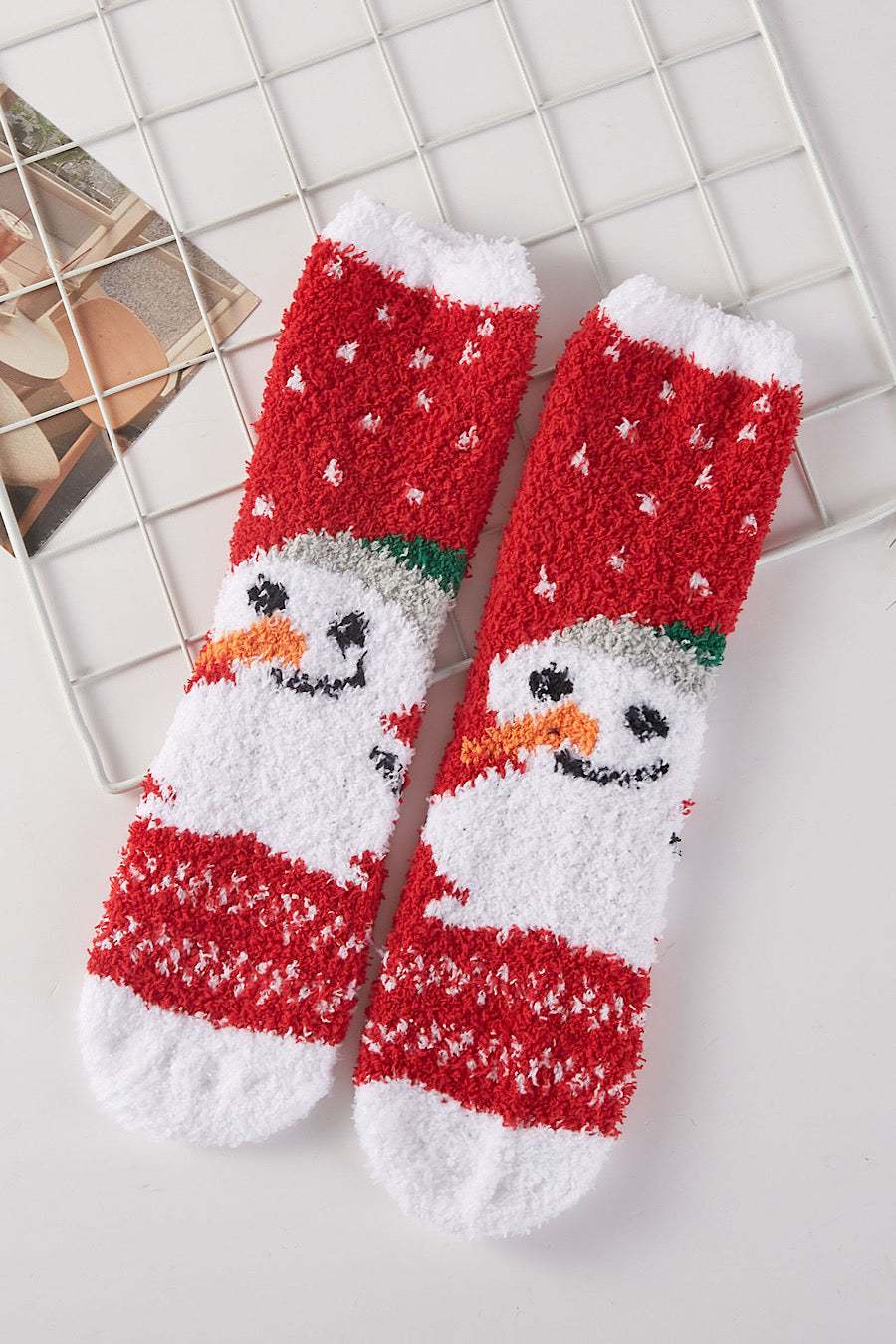 Fuzzy Christmas Socks!