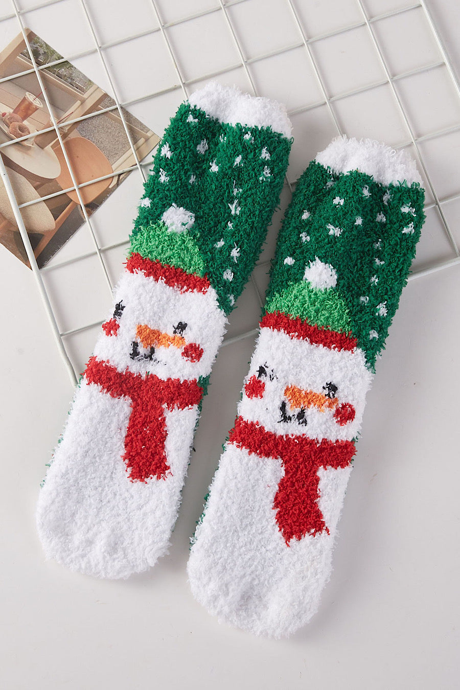 Fuzzy Christmas Socks!