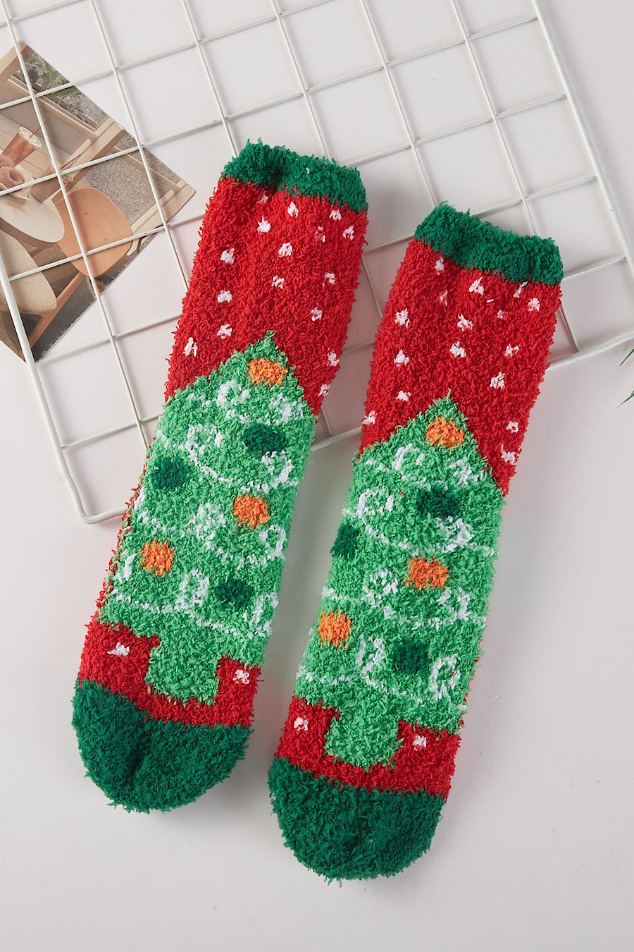 Fuzzy Christmas Socks!