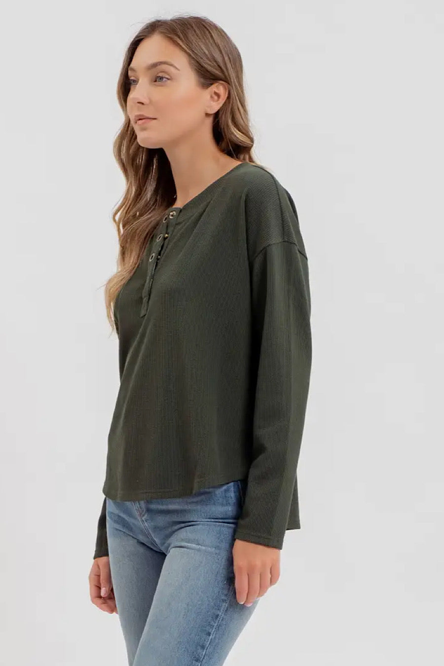 Lost in the Forest Henley Top