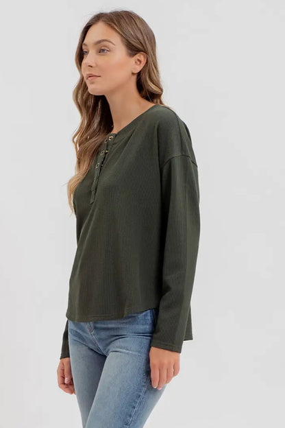 Lost in the Forest Henley Top