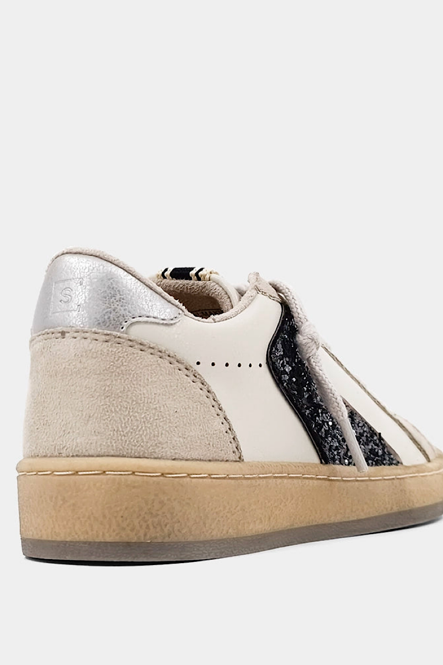 Shu Shop Salma Sneaker in Steel Glitter
