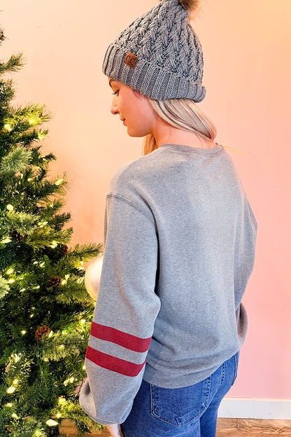 Chaser Brand MERRY Graphic Retro Top