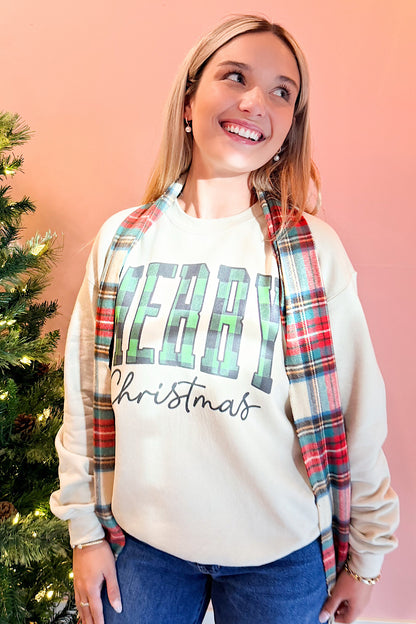 Buffalo Plaid MERRY Christmas Sweatshirt