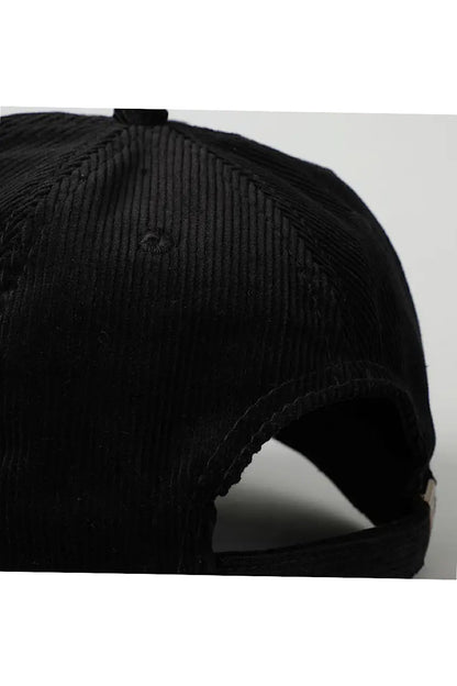 Corduroy Adjustable Baseball Hat in Several Colors