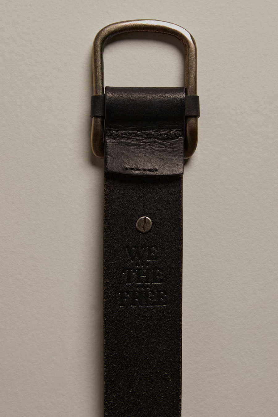Free People Gallo Leather Belt Black
