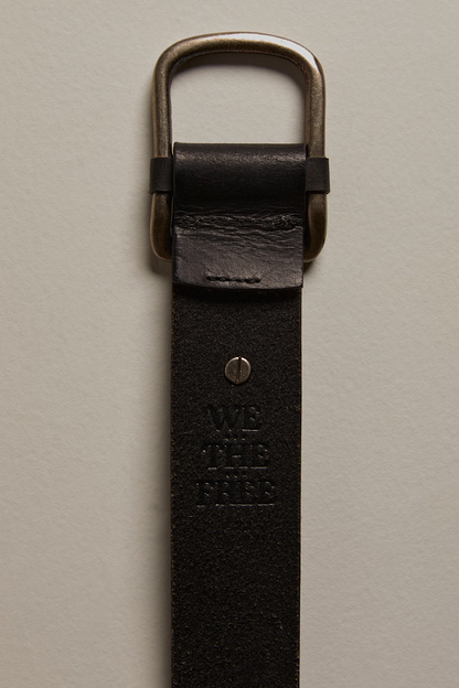 Free People Gallo Leather Belt Black