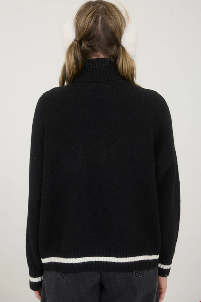 APRÉS Ski Turtleneck Sweater Black