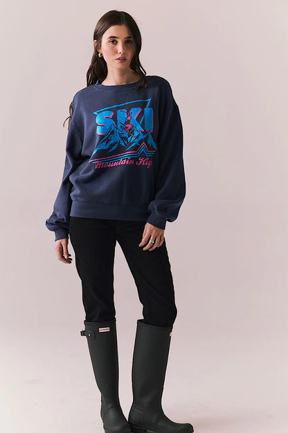Chaser Brand Ski Mountain High Sweatshirt