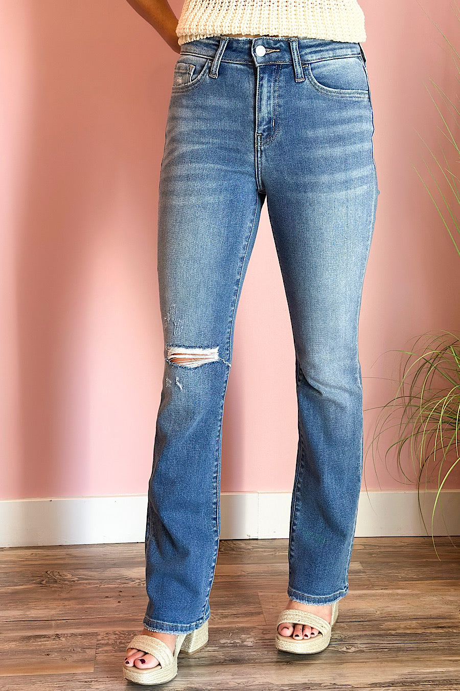 Allium Slim Bootcut Jeans