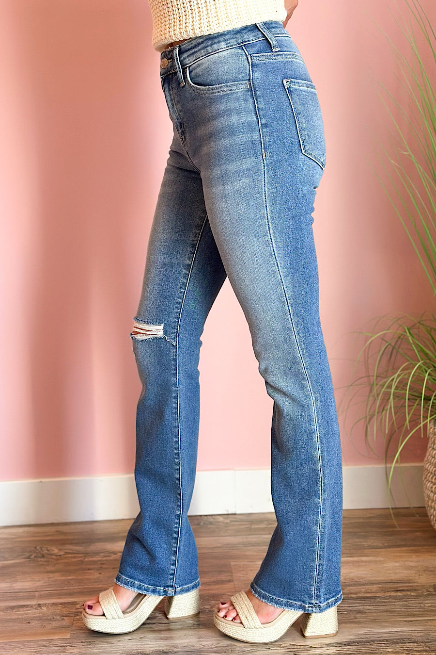 Allium Slim Bootcut Jeans