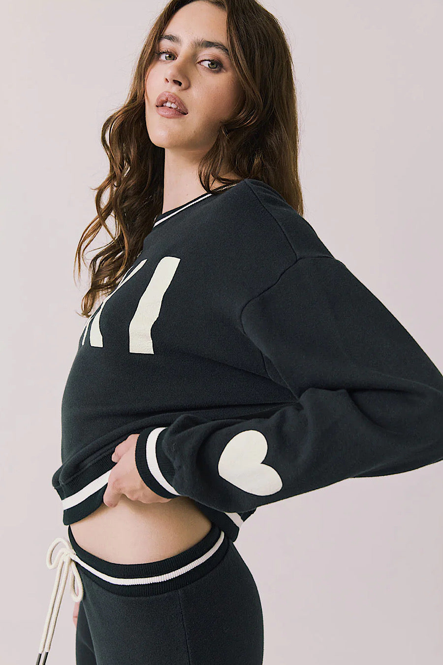 Chaser Brand Ramone Ski Heart Sweatshirt