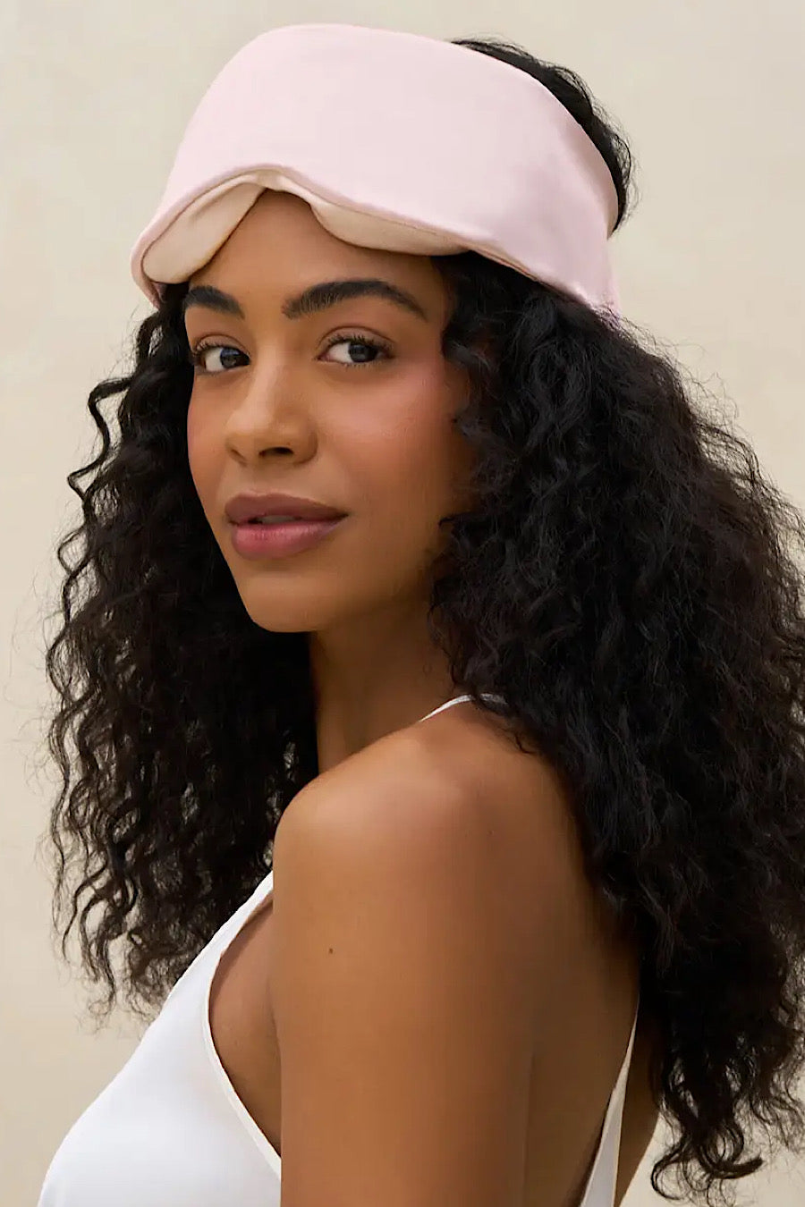 Kitsch Contour Pillow Eye Mask in Blush or Charcoal