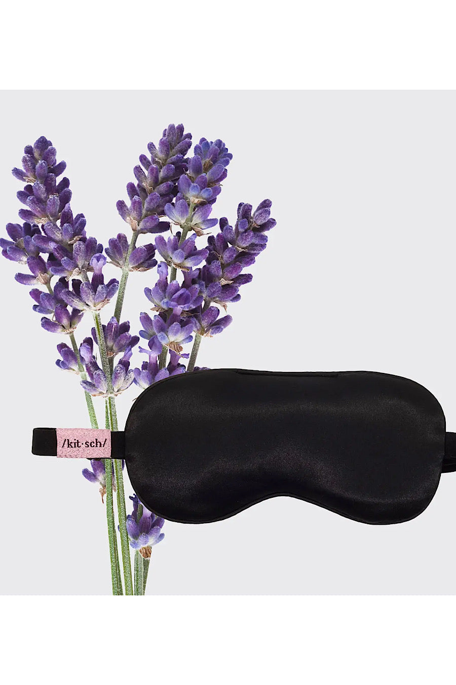 Kitsch Lavender Weighted Satin Eye Mask