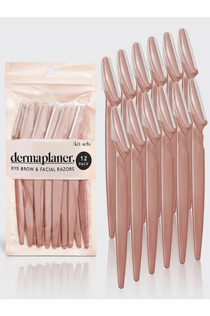 Kitsch Facial Exfoliator Dermaplaner 12 Pack