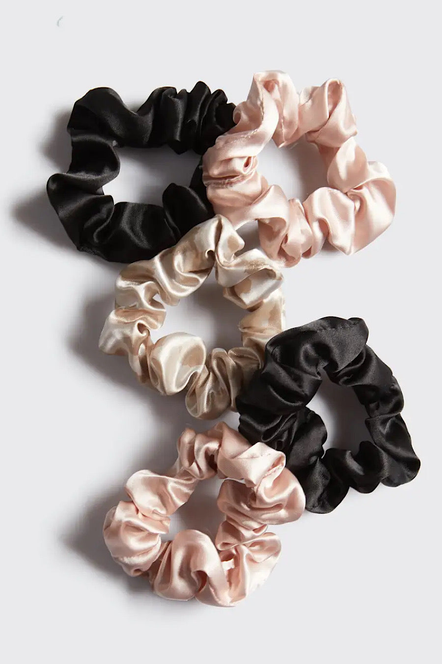 Kitsch Satin 5pc Scrunchie Set