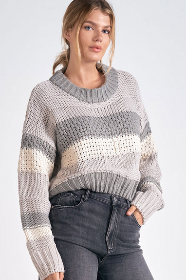 Cozy Moments Sweater Grey