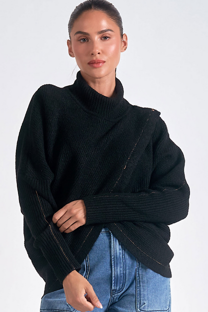 Take Me On Cross Front Sweater