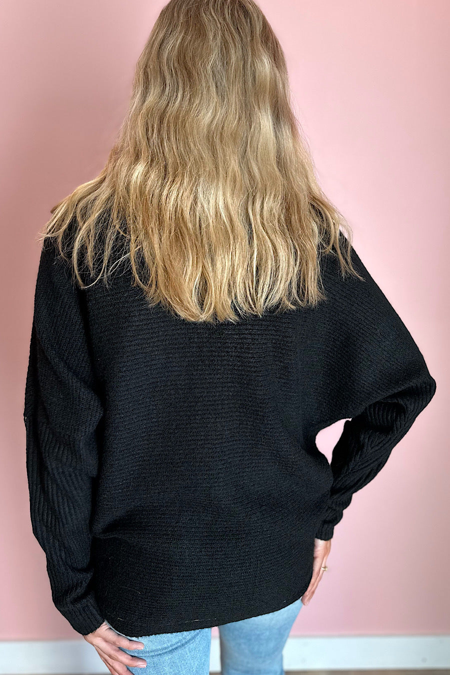 Take Me On Cross Front Sweater