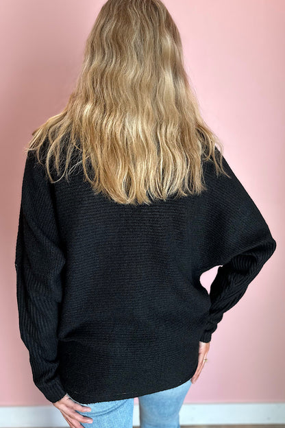 Take Me On Cross Front Sweater