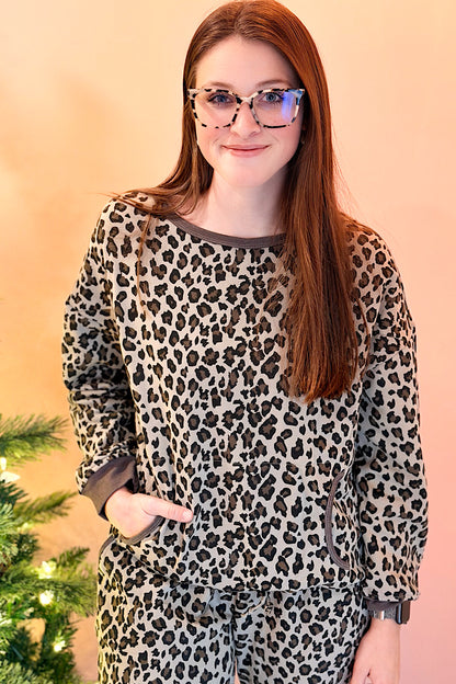 DOOR BUSTER! Leopard Pullover Sweatshirt